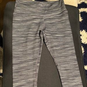 Lululemon size 10 grey striped align leggings